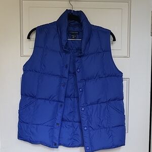 Lands' End Vibrant Blue Down Vest
